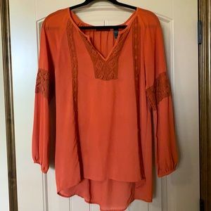 Burnt Orange Blouse